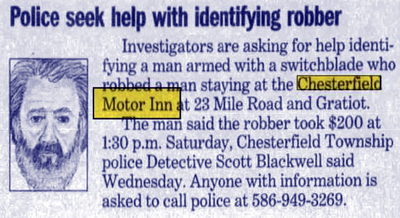Chesterfield Motor Inn - Aug 2010 Robbery